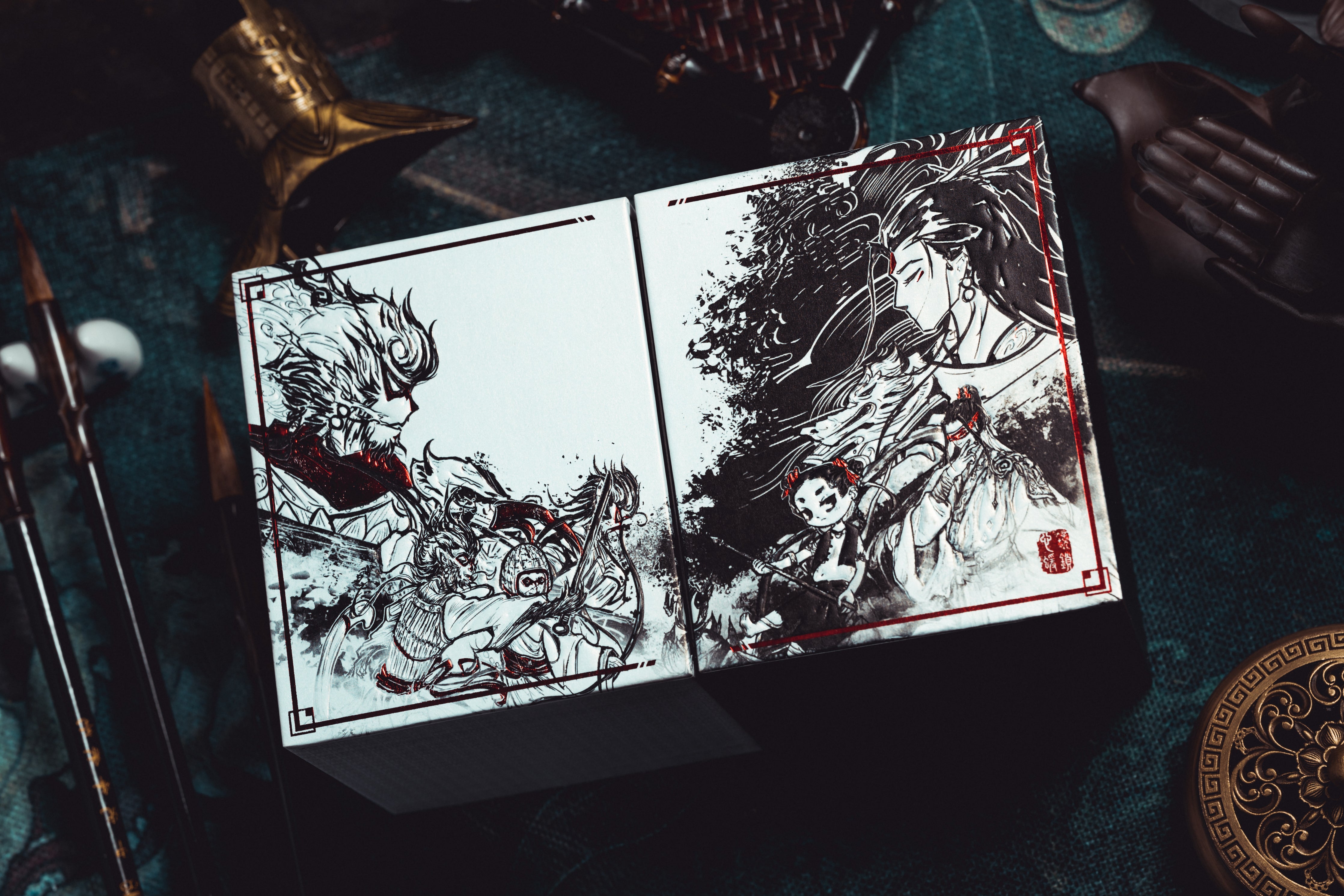 The Monkey King Modern Acrylic Box (Pre-Order, Ships Dec-Jan) - Zealous Star Playing Cards