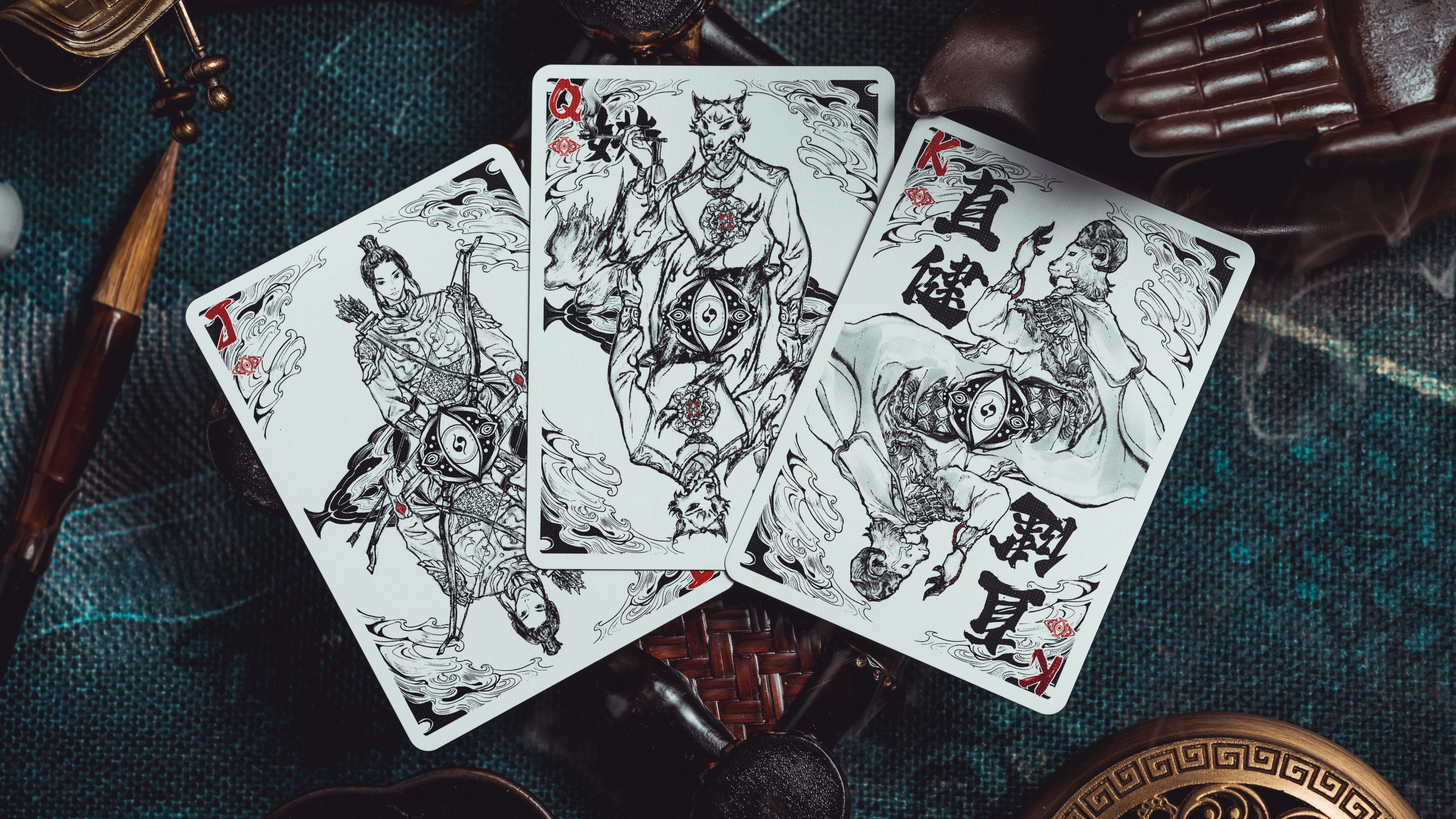 The Monkey King Modern Acrylic Box (Pre-Order, Ships Dec-Jan) - Zealous Star Playing Cards